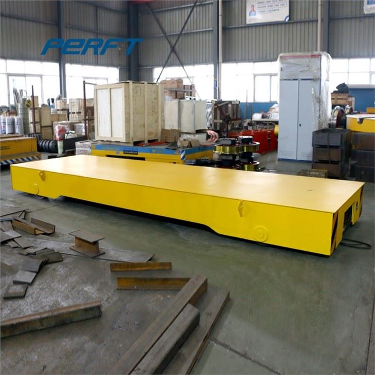 Cable Powered Electric Flat Car